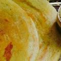 Chhaya Vipul Agarwal's cooksnap of when they made Moong daal cheela.