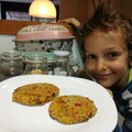 El cooksnap de Alexandra&Nasser cuando hizo Hamburguesa de calabacín y zanahoria.