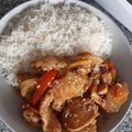 El cooksnap de Marianela Rondon Calcina cuando hizo Pollo con piña (estilo chifa).