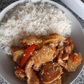El cooksnap de Marianela Rondon Calcina cuando hizo Pollo con piña (estilo chifa).