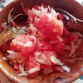 El cooksnap de Maria Paz Dominguez/ @pacitamama en instagram cuando hizo Ensalada chilena.