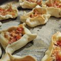 El cooksnap de S cuando hizo Empanada caprese.