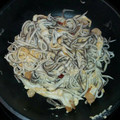 El cooksnap de Ricart cuando hizo Revuelto de gulas y huevos.