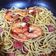 Cooksnap Cempaka Putih semasa beliau membuat Spagetti Aglio Olio.