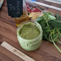 El cooksnap de IVJ89 cuando hizo Pesto de anacardos.