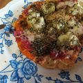 El cooksnap de marvh1959 cuando hizo Pizza de harina de garbanzos en sartén (sin gluten).