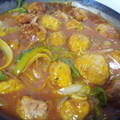 El cooksnap de Elena C cuando hizo Albóndigas en salsa agridulce.