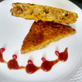 Dr. Sharda Sharma's cooksnap of when they made Bread and aloo pakora.