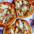 Saira Abdullah's cooksnap of when they made Tikka pizza.