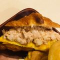 Pigleg 的 鮪魚沙拉鹽可頌+餛飩牛肉湯 cooksnap