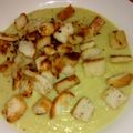El cooksnap de MaryGlory cuando hizo Crema de calabacín con curry.