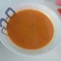 El cooksnap de Jimena Ibarra cuando hizo Sopa de tomate.