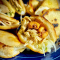 El cooksnap de Arianne cuando hizo Mini arepas con falso ceviche de atún.
