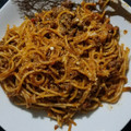 El cooksnap de Luis Figueroa cuando hizo Spaguetti con carne molida.