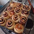 El cooksnap de Abigail Santanton cuando hizo Rolls de manzana y canela.