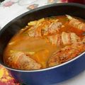 El cooksnap de Alejandra cuando hizo Rollos de carne con verduras y jamón.
