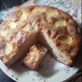 El cooksnap de Claudia Pereira cuando hizo Budín de manzana.