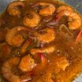Cooksnap Zarina Nazifa semasa beliau membuat Udang Goreng Sos Tiram.