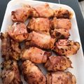 El cooksnap de Selene Aguilar cuando hizo Camarones envueltos en tocino a la Sonorense.