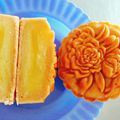 Cooksnap của Huyen le Tran khi họ làm theo món Bánh trung thu nhân đậu xanh/đậu đỏ + trứng muối (Bánh nướng)