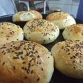 El cooksnap de Brenda Leiva cuando hizo Hamburguesa casera en pan de hamburguesas casero ❤.