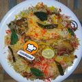 Haya Ali's cooksnap of when they made Chicken biryani.
