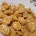 il martina quando ha preparato Gnocchi di curcuma,con crema di broccoli e vongole veraci