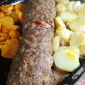 El cooksnap de Patricia Parodi cuando hizo Arrollado de Carne Molida.