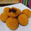 Cooksnap dari Rahayu Sulistiorini untuk resep Bola bola ubi coklat
