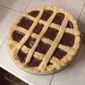 El cooksnap de Zaira Sachcovski cuando hizo Pasta frola de dulce de leche y chocolate.