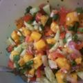 aparajitathewinner's cooksnap of when they made Fiery mango salsa!!.