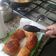 El cooksnap de Lorena Ovando cuando hizo Bombas de papa, rellenas con jamón y queso.
