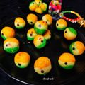 Meenakshi Verma( Home Chef) 's cooksnap of when they made તિરંગા કોકોનટ લાડુ (Tiranga Coconut Ladu Recipe In Gujarati).