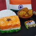 Sushma Kumari का कुकस्नैप जब उन्होंने तिरंगा पुलाव (Tiranga pulao recipe in Hindi) बनाया था।