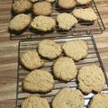 Chef Rick's cooksnap of when they made Peanut Butter Cookies.