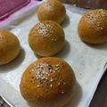 Cooksnap dari Pawon_Vie untuk resep Wheat Burger Bun