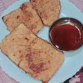 Tarannum का कुकस्नैप जब उन्होंने सूजी टोस्ट (Suji toast recipe in hindi) बनाया था।