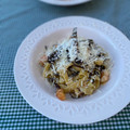 El cooksnap de Irene-Guirao cuando hizo Carbonara de langostinos y alcachofas 🦐🧀.