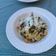 El cooksnap de Irene-Guirao cuando hizo Carbonara de langostinos y alcachofas 🦐🧀.