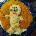 Kavita Kapoormehrotra.1's cooksnap of when they made Simple dal rice with little Teddy.