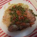 El cooksnap de Andres Cofre cuando hizo Pollo arvejado 🍗🍲.