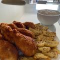 El cooksnap de Karina Franco cuando hizo Milanesas de muslo de pollo.