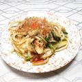 ＠迷子＠'s cooksnap of when they made めんつゆで✻簡単✻焼きうどん♬.