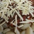 El cooksnap de Adriana cuando hizo Ñoquis a la bolognesa.