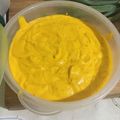 El cooksnap de Charly Vega cuando hizo Mayonesa de zanahoria (vegana).