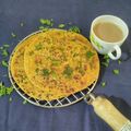 Purvi Modi का कुकस्नैप जब उन्होंने मसाला लच्छा पराठा (Masala lachha paratha recipe in hindi) बनाया था।