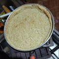 El cooksnap de Dominique González cuando hizo Masa kuchen o pie SIN Huevo.