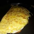 El cooksnap de Priscila Montiel cuando hizo Omelet de huevo.