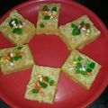 Jyoti Bansal's cooksnap of when they made Mango burfi.