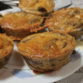 El cooksnap de Bego Arambul Borillo cuando hizo Magdalenas o Muffins de champiñones y queso.